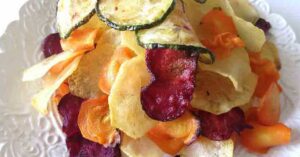 comfort food-chips di verdure-patate-zucchine-Patrizia Di Mare-nutrizionista-Studio di Nutrizione