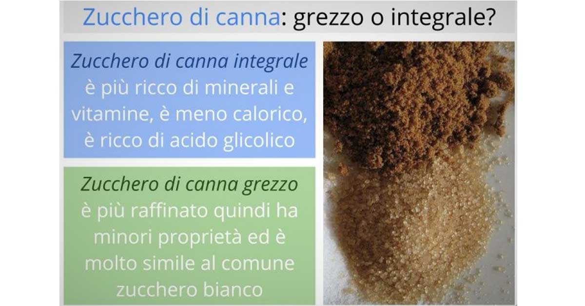 zucchero di canna-integrale-acido glicolico-Patrizia Di Mare-nutrizizionista-Siracusa-Augusta-Lentini