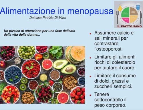 Alimentazione in menopausa